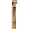 Ekena Millwork Balboa Block Rough Sawn Bracket w/ Offset Brace, Western Red Cedar, 4"W x 22"D x 26"H BKT0402X22X26BOA05RWR - alternate 4